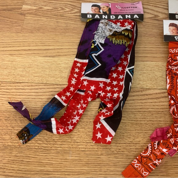 BANDANA SKULL CAP (Get all three as pictured) Unisex one size fits most - Picture 2 of 10